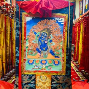 Thangka Kim Cương Thủ thêu vải Nepal (MC03346KC)